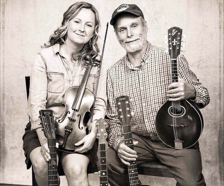 Erynn Marshall and Carl Jones, oldtime musicians